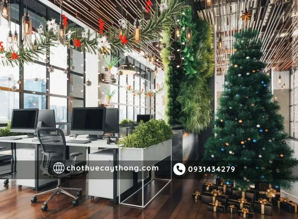 Hình ảnh Trang trí Noel cho công ty, văn phòng: Nhộn nhịp mùa giáng sinh