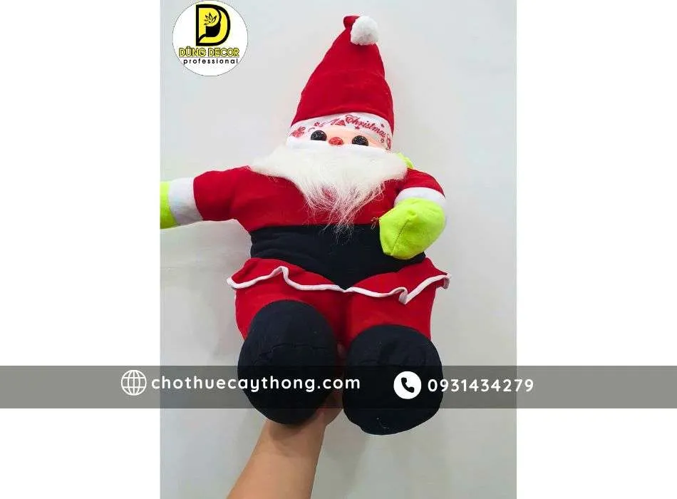 Hình ảnh Ông già noel nhồi bông 55cm