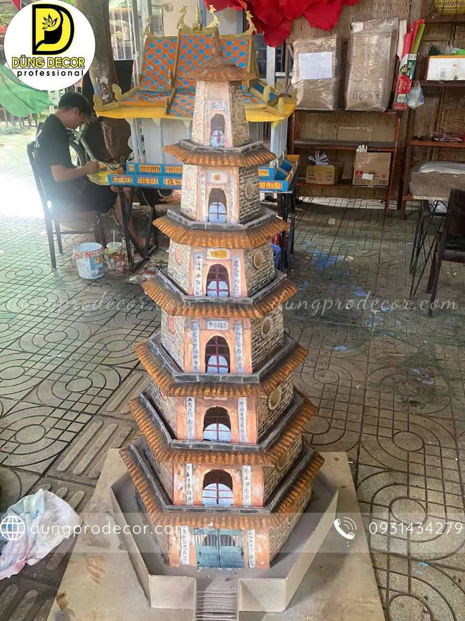 Hình ảnh MÔ HÌNH CHÙA THIÊN MỤ